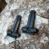 AK Rear Leaf Sight - Mummified in cosmoline, before and after cleaning
