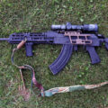 B5 Systems Precision Stock, Long - Black installed on AK